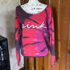 Victoria’s Secret PINK Tie Dye 80’s inspired Sweatshirt